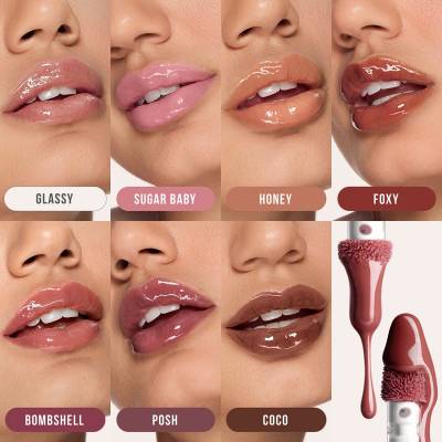 ⁦Huda Beauty Faux Filler Extra Shine Lip Gloss⁩ - الصورة ⁦3⁩