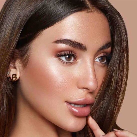 Nora Bu Awadh Mirror Face Highlighter Palette - 3 Colors - الصورة 3