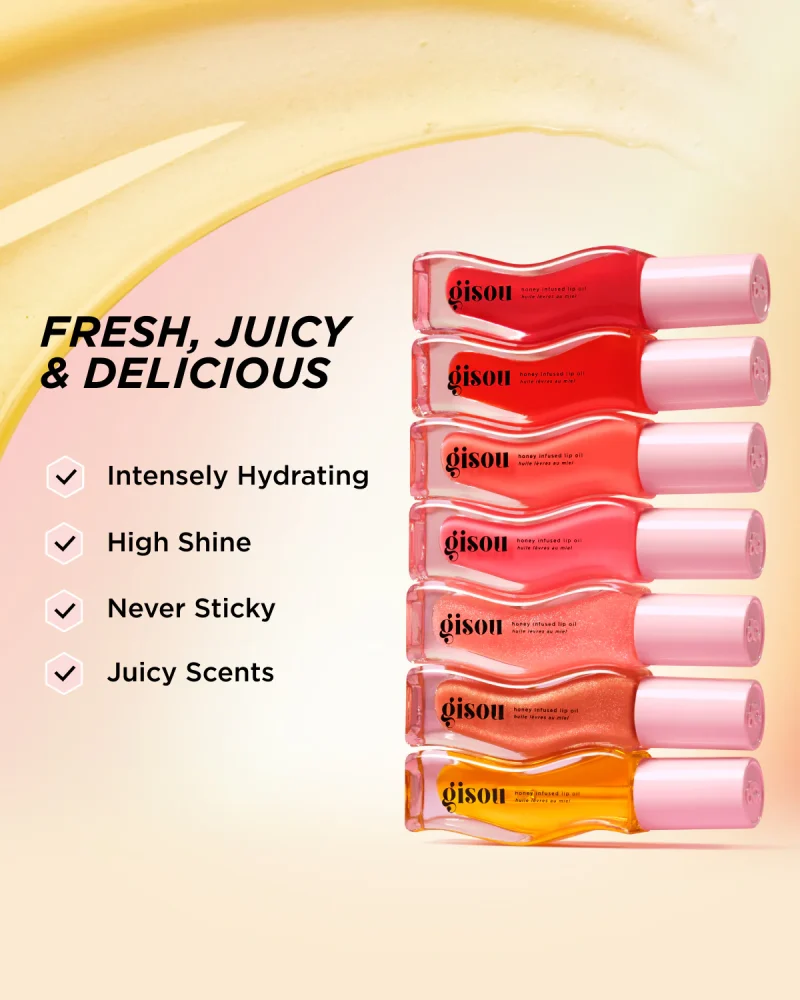 ⁦Gisou Honey Infused Lip Oil Original⁩ - الصورة ⁦4⁩