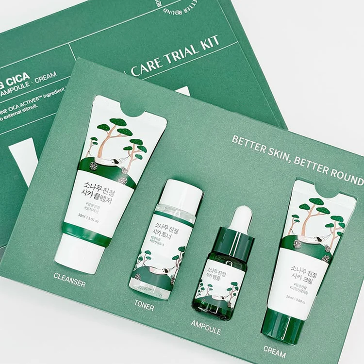Round Lab Pine Calming Cica Trial Kit - الصورة 3