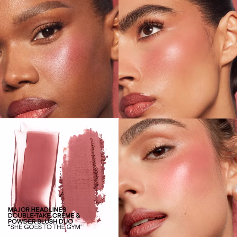 ⁦Patrick Ta Major Headlines Double-Take Crème & Powder Blush Duo⁩ - الصورة ⁦2⁩