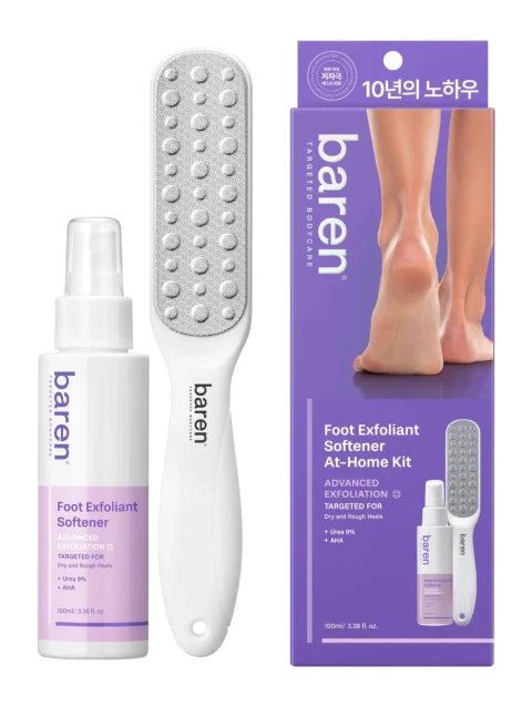 BAREN FOOT EXFOLIANT SOFTENER AT HOME KIT